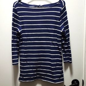 Old Navy Ladies Stripes 3/4 sleeve shirt